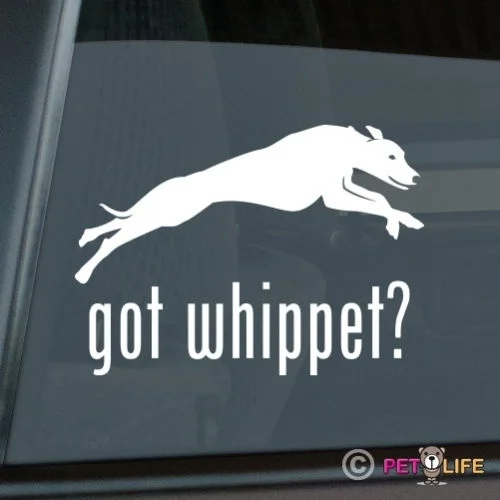 Got Whippet стикер штамповочный станок из винила-v2 английская Наклейка на окно