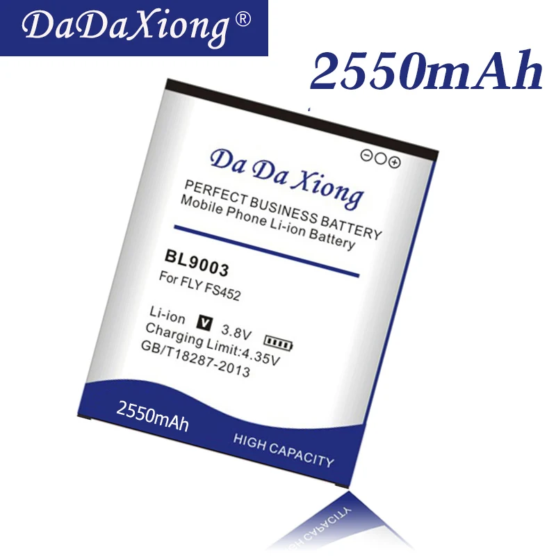 Литий-ионный аккумулятор DaDaXiong BL9003 2550 мАч для мобильного телефона Fly FS452 Nimbus 2 |