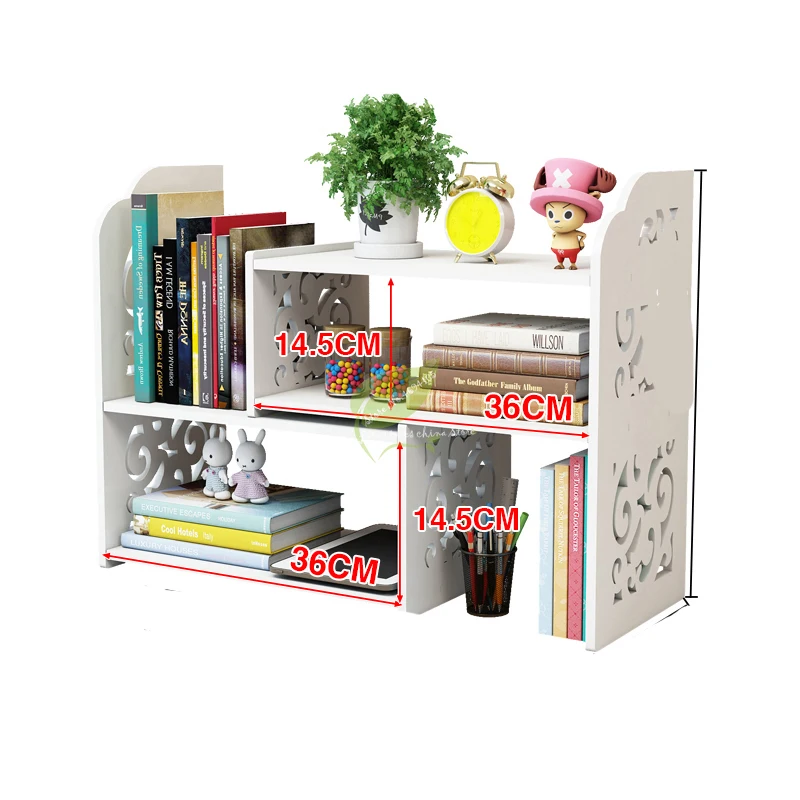 Cheap Bookcase Children Desktop Storage Shelf Simple Modern
