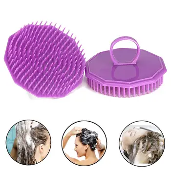 

Round Anti Slid Soft Shampoo Brush Head Massager Scalp Shower Hair Washing Comb hot sales