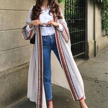 

Plus Size Beachwear Cover Up Bikini Women 2020 Chiffon Embroidery Beach Dress Tunic See through Swimsuit Cover Up Loose Cardigan