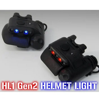 

Element Airsoft Gen2 HL1 Helmet Light IR Flashlight Red White LED Tactical Light Softair Hunting Accessories EX029