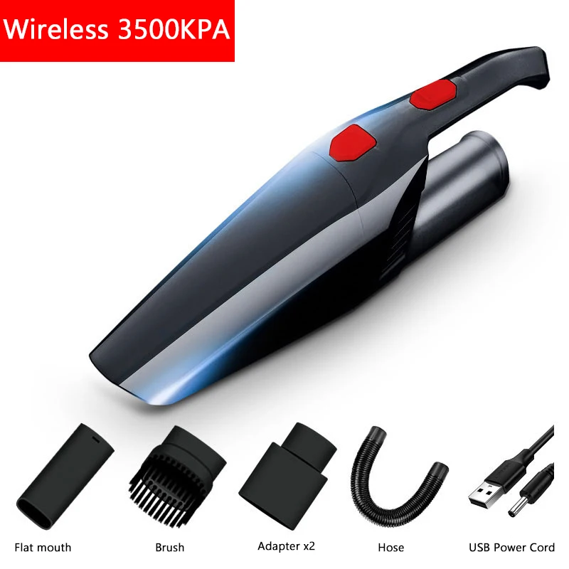 US $21.90 Car Vacuum Cleaner Wireless 120W Portable Home Car DaulUse Car Vacuum Cleaner Wet And Dry ABS Handheld Auto Vacuum Cleaner