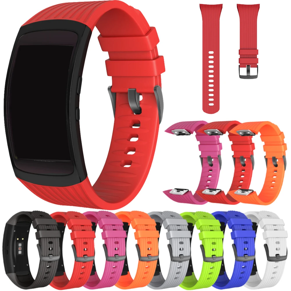 Сменный ремешок для часов samsung gear Fit2 PRO R365 браслет мягкий силиконовый R360 ремень |