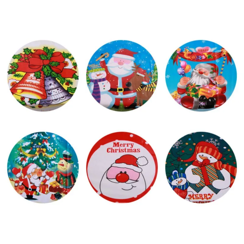 

PWaterproof Oilproof Dinner Table Cloth Plastic Christmas Dining Party Table Cover Christmas Party Dinner Decorations CM