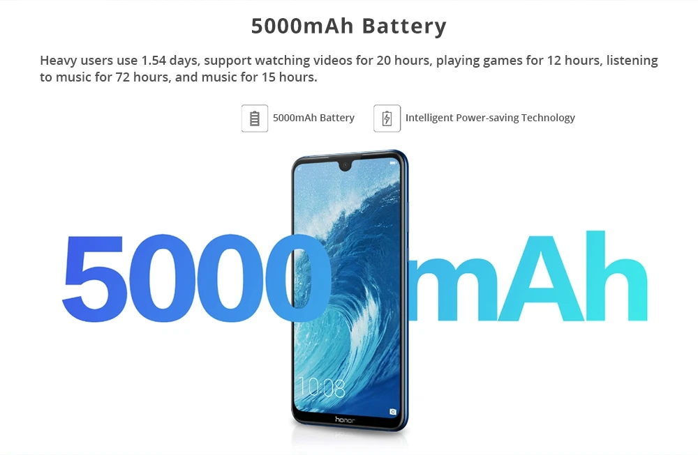 Honor 8X Max 7,12 дюймовый мобильный телефон 4900 мАч батарея Смартфон Android 8,1 16 МП камера Google Play несколько языков