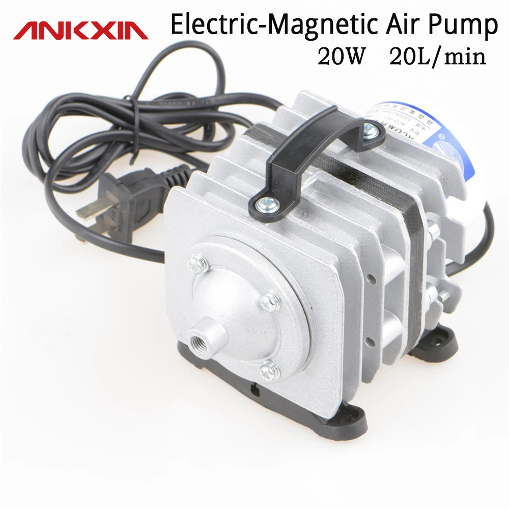 Electrical Magnetic Air Pump ACO-001 20W 20L Per Min With Water Pipe For Home Aquarium Fish Farming | Обустройство дома