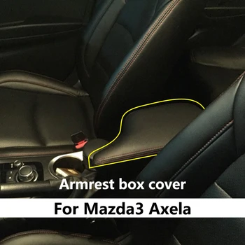

Armrest Cover For Mazda 3 Axela Car Center Control Armrest Box Surface Cover Trim Leather