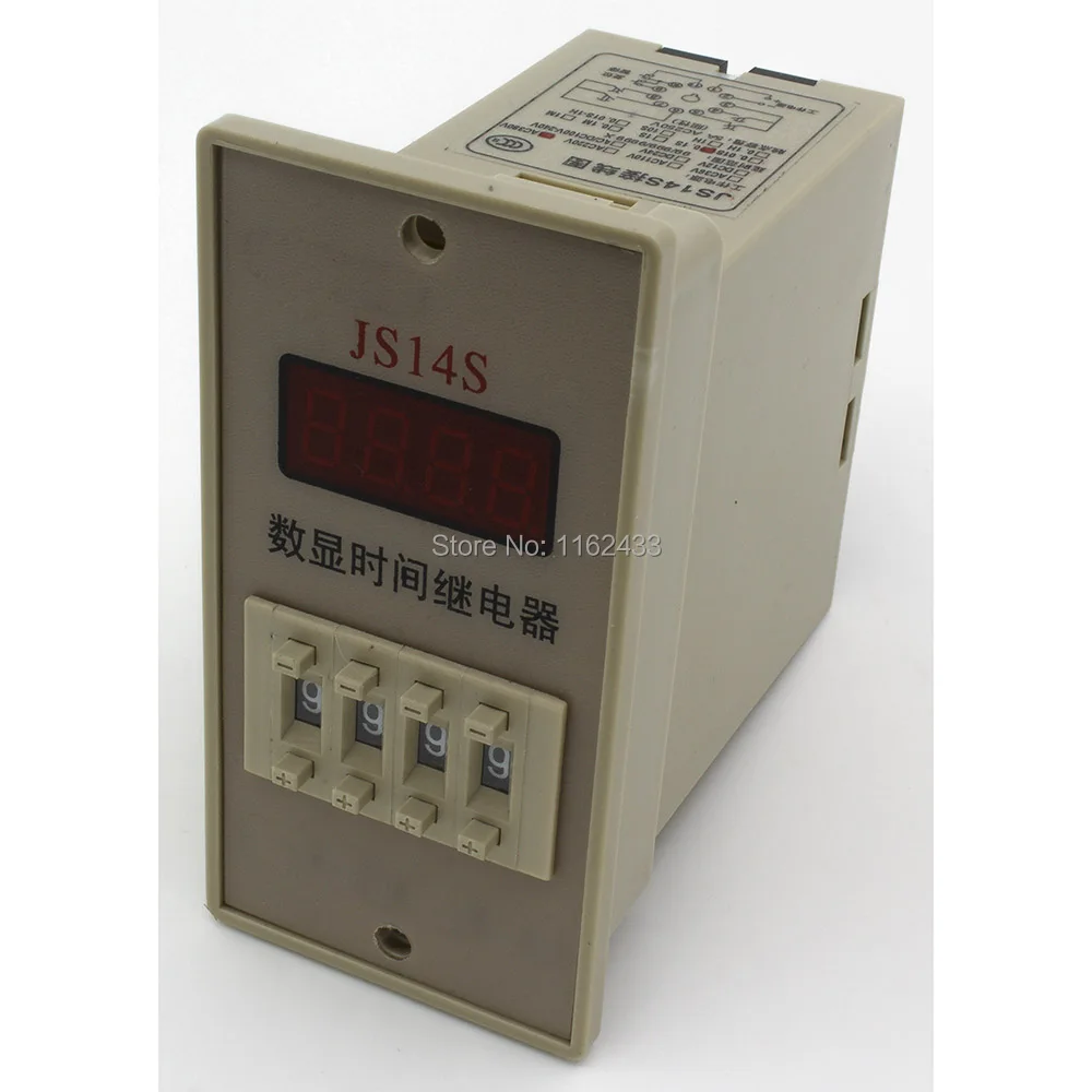 JS14S-4 AC 380V 999,9 s on-delay DPDT реле времени JS14S 380VAC таймер задержки