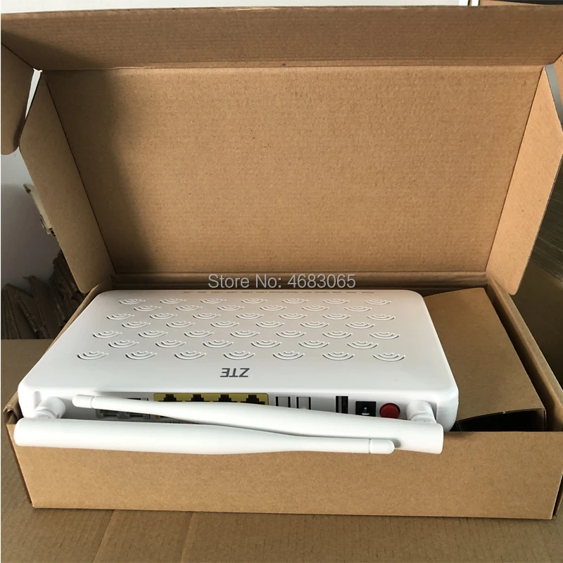 ZTE Новый F660W 5 2 версия GPON ONU 4FE + 2TEL USB WIFI Внешний с патчкордом той же функции что и F460