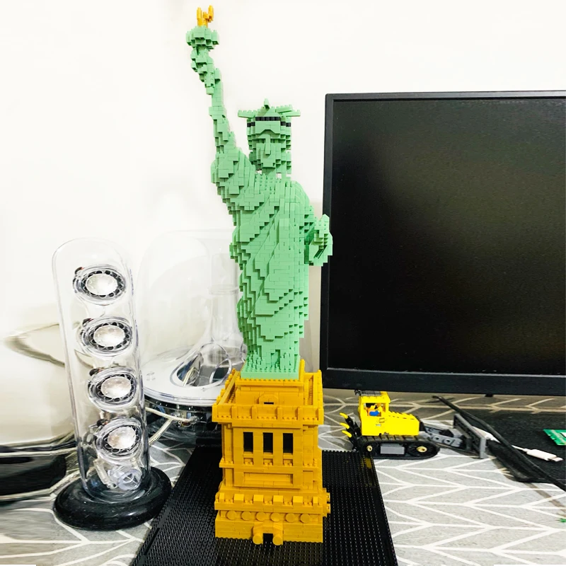 Balody 16091 архитектурная Статуя Свободы 3D модель 2510 шт. DIY Алмаз Мини строительные блоки кирпичи игрушка для детей без коробки