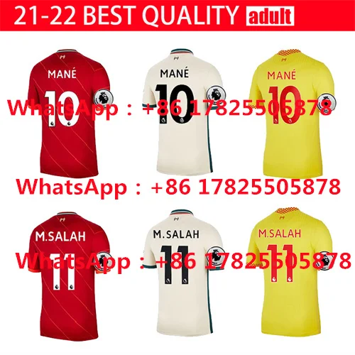 2021-2022 высокое качество Diogo J. Футбольные майки FIRMINO 21 22 LiverpoolES M. SALAH грива virgilkeita THIAGO