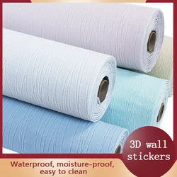 280cm*50cm 3D Self-adhesive Waterproof Wall Stickers Bathroom Kitchen Children's Room Living Room Background Wall Home Decora