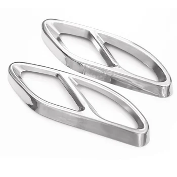

Stainless Steel Car Exhaust Tail Pipes Decoration For Benz A B C E Class W205/213/246/176 GLC CLUSE Exhaust Pipe Decor