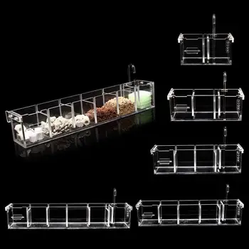 

3 in 1 Acrylic Filter Box External Hanging Water Purifier for Aquarium Fish Bowl