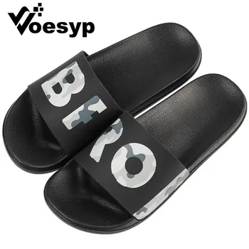 

Shoes Man Slippers EVA Men Women Couple Flip Flops Soft Black Stripes Casual Summer Male Chaussures Femme
