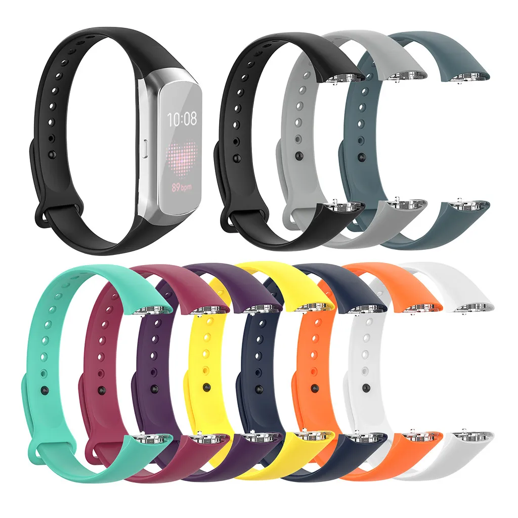 

2019 NEW Silicone Replacement Watch Band Wrist Strap for Samsung Galaxy fit SM-R370 for wearable devices support dropshipping