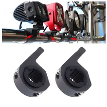 1 пара алюминиевый мотоциклетный 33 мм Поворотный сигнальный светильник на руль кронштейн зажим-на зеркало заднего вида монтажный адаптер