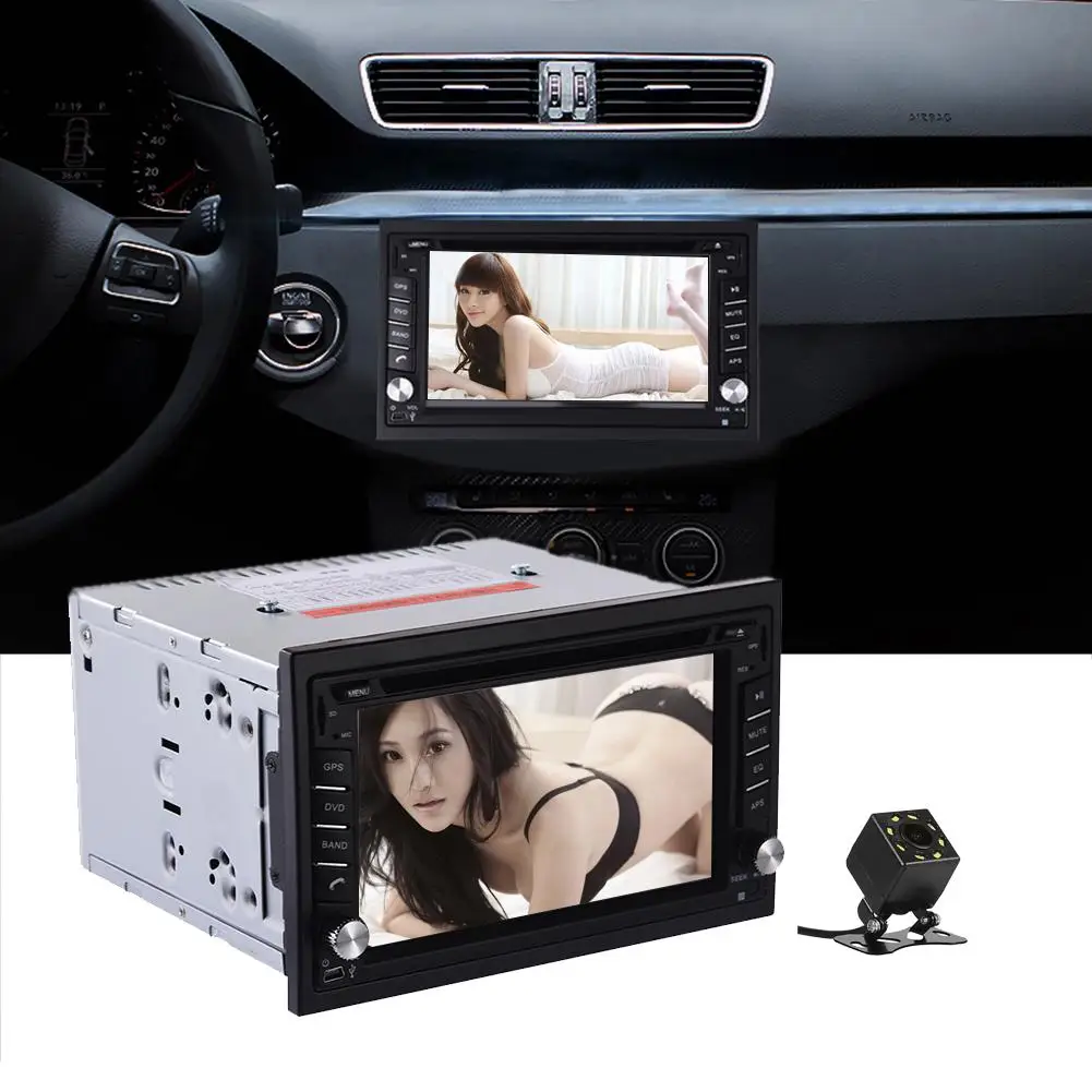 

2 Din Car Multimedia Player GPS Navigation Video Player Universal Stereo Car Radio Bluetooth Stereo Car Multimedia Player