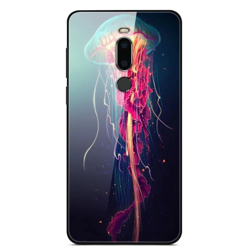 17 Для Meizu X8 чехол из закаленного стекла жесткий чехол для Meizu X8 X 8 мягкий чехол для телефона бампер для Meizux8 Coque защитные чехлы - Цвет: 17