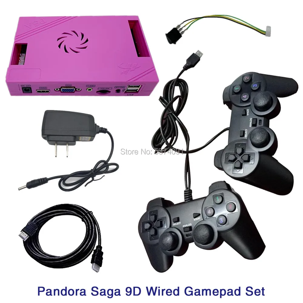 2700 в 1 Pandora Saga Box 9D семейная версия платы 40p аркадная плата для монет HD видео Jamma игры HDMI VGA FBA MAME материнская плата - Цвет: 9D wired suite