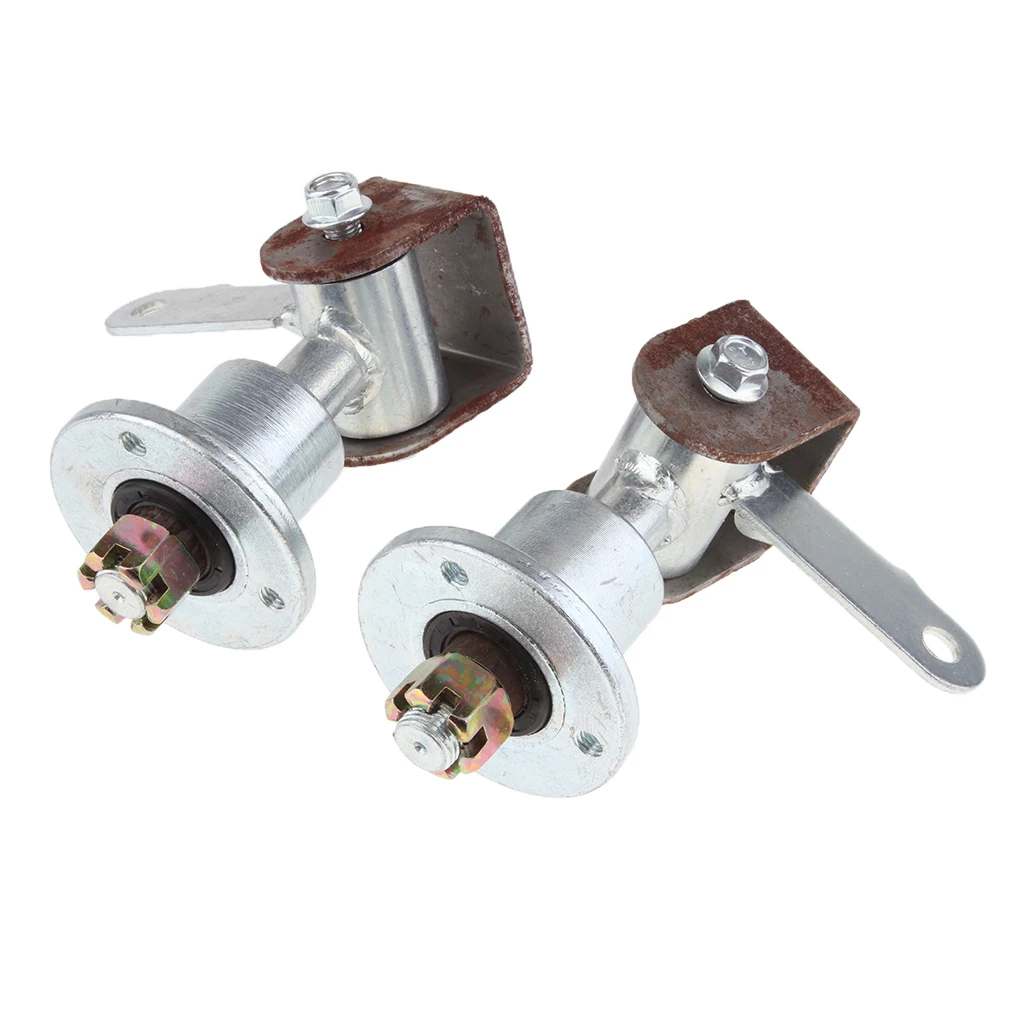 1Pair 5 inch Wheel Knuckle Spindle With Wheel Hub DIY Go Kart Buggy Kart