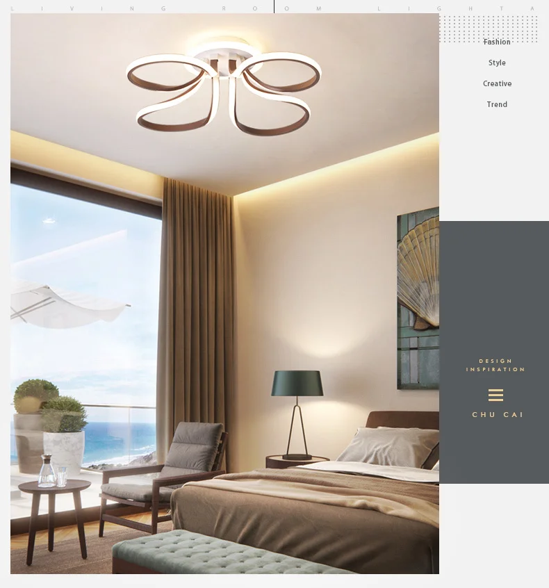 LOFAHS современная светодиодная потолочная люстра для гостиной, спальни, дома, AC85-265V лампа, светильники Lustra Zyrandol lysekrone