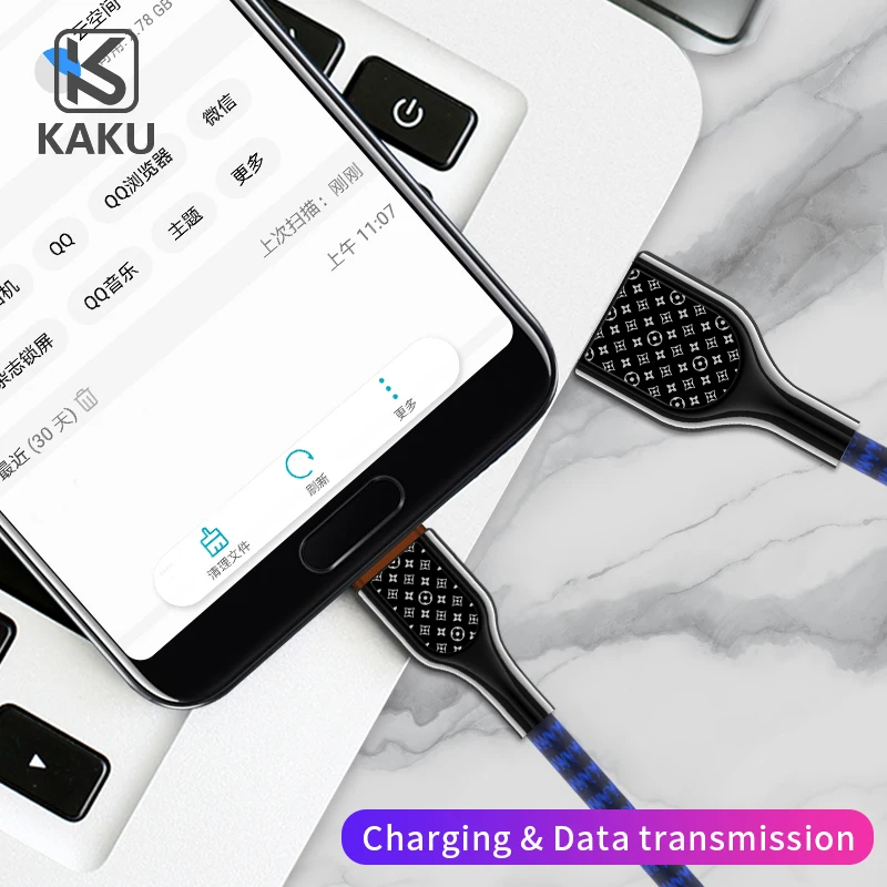 KAKU 3.2A зарядный кабель usb type c для huawei mate 20 pro, быстрый кабель для зарядки usb C, быстрая зарядка для Xiaomi USB-C, зарядное устройство
