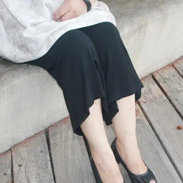 Plus Size Pants 7XL Wide Leg Pants Streetwear Trousers Women Pants High Waist Pantalones Mujer DJ648