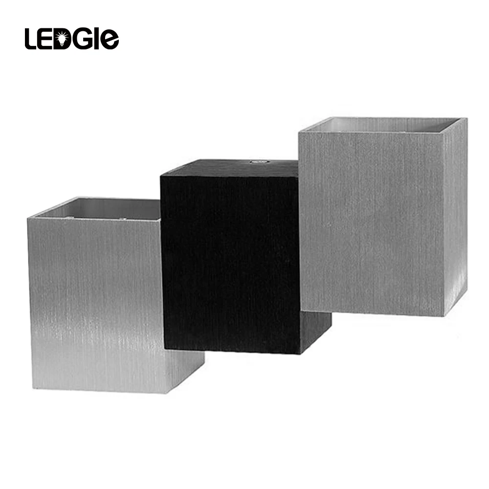 

LEDGLE 2W Stylish Wall Lamp Compact LED Cube Light Indoor LED Lamps with Short Circuit Protection Chic Design White Light