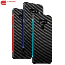 Чехол для LG V50 V40 чехол thinq металлический алюминиевый бампер рамка углеродное волокно текстура PC задний Чехол для LG G8 G7 чехол thinq
