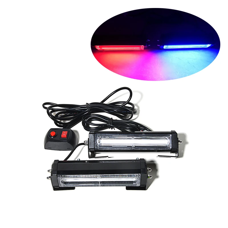 

Car Light LED Emergency Flash Light Truck Auto Front Grille Led Lamp Red Blue Amber Police Fireman Warning Flashing Strobe Light