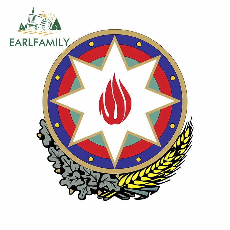 EARLFAMILY 13 см герб Азербайджана оружия Heraldry сделай сам мотоциклетные автомобильные