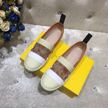 

Hapucky Women's Shoes New Fashion Casual Shoes Genuine Leather Loafers Shoes Hot Sell Soft Espadrille Shoes For Women Large Size