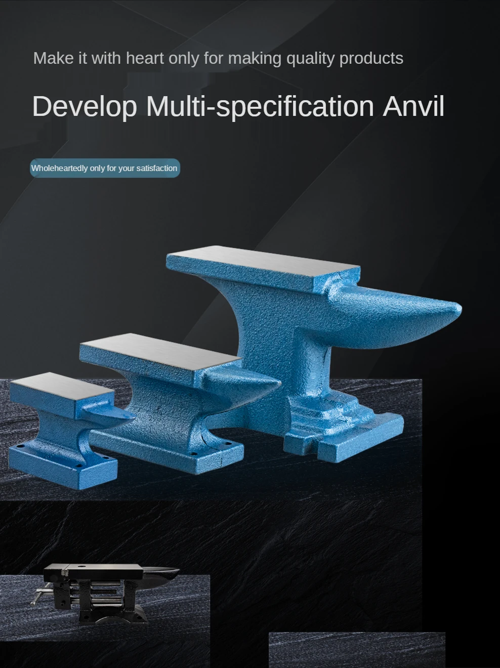 

Single Horn Anvil Cast Steel Anvil Blacksmith Forge Tools and Equipment Anvil Rugged Round Horn Anvil Blacksmith Jewelers