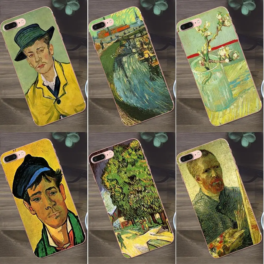Масляная краска Bixedx Ван Гог 1888 для Apple iPhone 4 4S 5 5C SE 6 6S 7 8 Plus X Galaxy A3 A5 J1 J2 J3 J5 J7 2017 |
