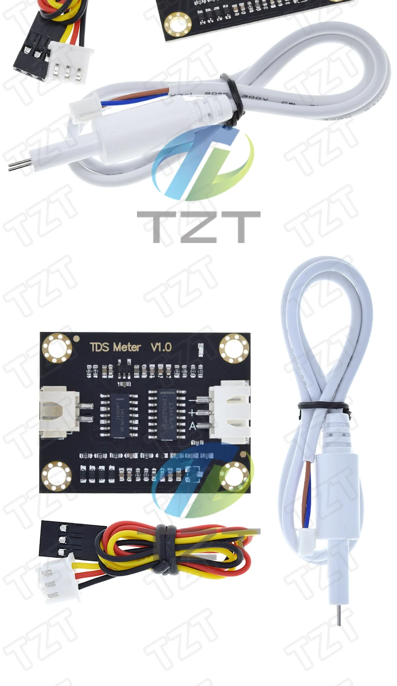 1/2/5 Stück TZT TDS Sensor Meter V1.0 Board Modul Wassermessgerät Filter zur Wasserqualitätsmessung für Arduino UNO R3 – Detail 7