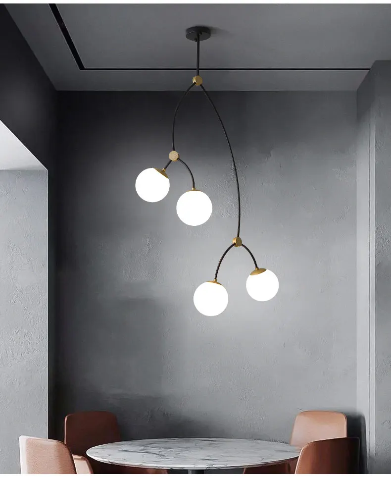 黑色软铁吊灯_23