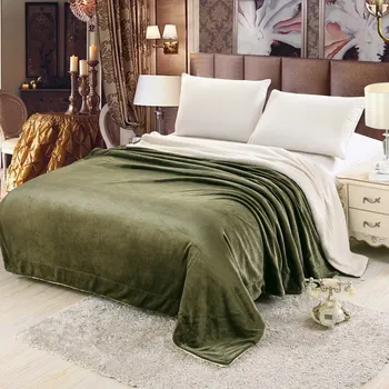 

Flannel Blanket Winter Double Lamb Cashmere Blanket Bed Sofa Warm Wool Blanket Sheet Bedspread Portable Travel Cover Blanket