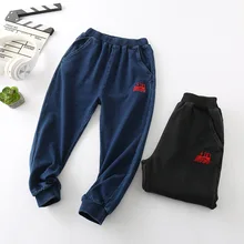 Прямые поставки; сезон осень; эластичные трикотажные джинсы для больших мальчиков; 7959