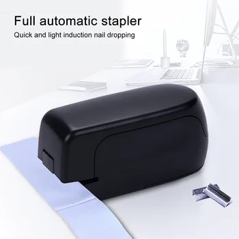 

Book Sewer Punching Stationery Supply Electric Paper Stapler Labor Saving Desktop Large Capacity Binding Machine School Office