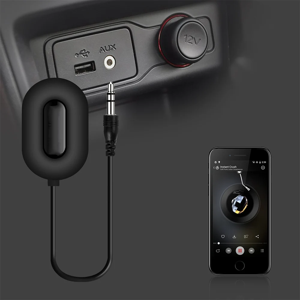 Автомобильный аудиоприемник Bluetooth 3 5 мм с микрофоном для автомобиля | Автомобили