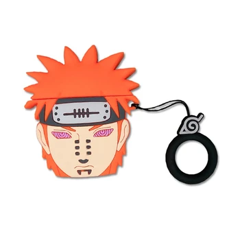 

Silicone Earphone Case For Airpods 2 Case 3D Cartoon Naruto Payne Headphones Cover For Apple Air Pods1/2 Case For Earpods