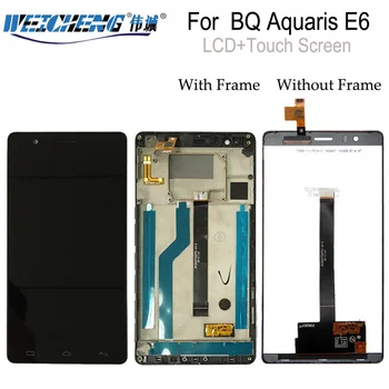 

For BQ Aquaris E6 LCD Display+Touch Screen Digitizer With Frame IPS5K0750FPC-A1-E For BQ E6 Phone lcd+free tools
