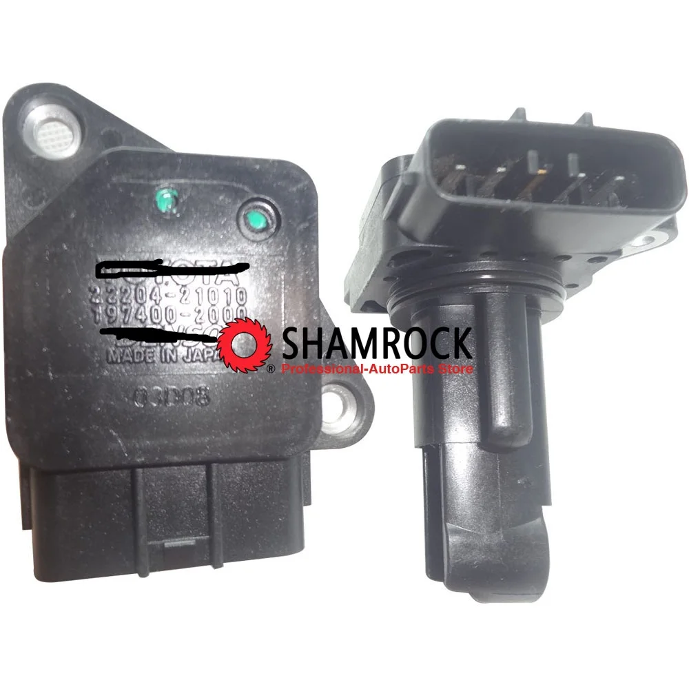 Массовый расходомер воздуха MAF сенсор 22204-21010/1974002000 для 2000-2009 Camry Celica RAV4 Corolla Echo/ES300 ES330 GS300 GS350 2 шт