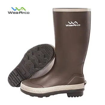 

WeaArco Rubber Hunting Boots Winter Fly Fishing Boots Rain Wading Shoes Muck Footwear for Men and Women Workboot Cleated Outsole