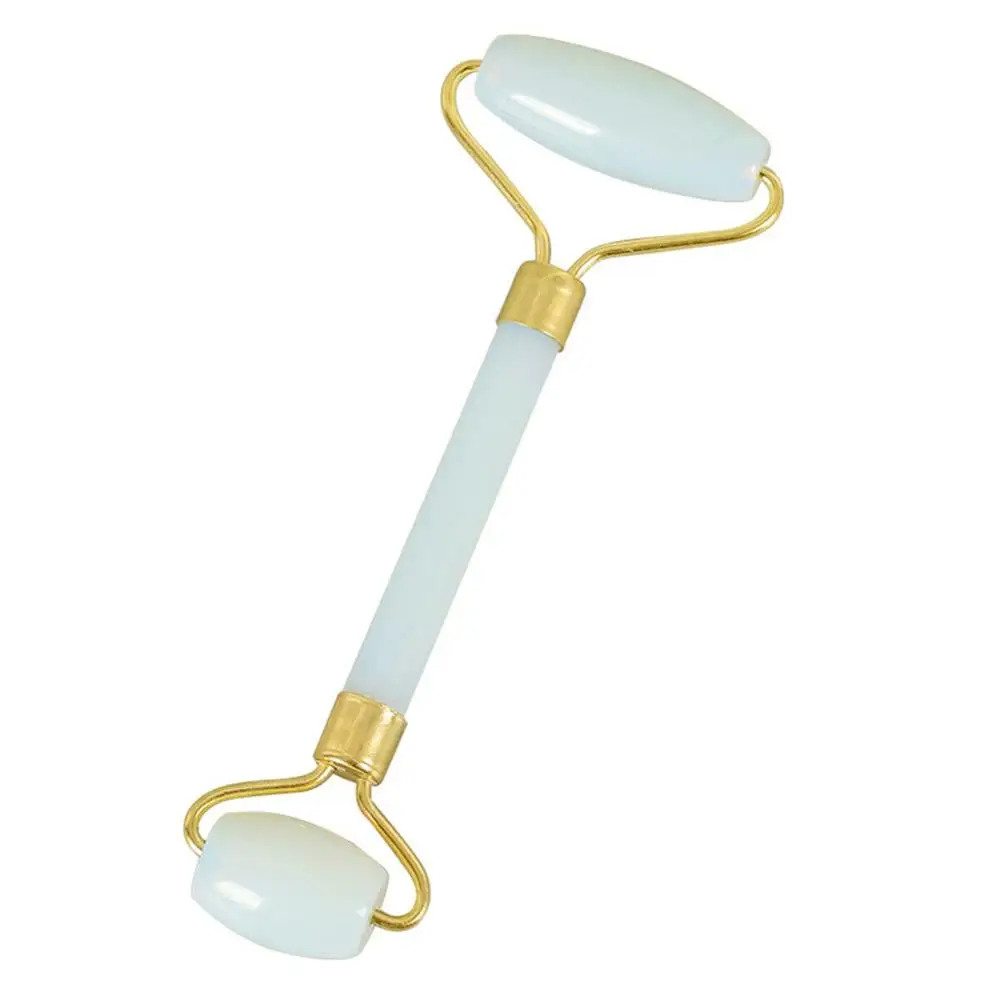 Антивозрастной массажер для лица инструмент Нефритовый камень массаж спа ролик