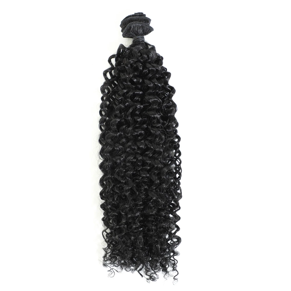 Синтетические афро кудрявые вьющиеся волосы для наращивания термостойкие кудрявые синтетические волосы ткет 2" 4 пряди 200 г все в одной упаковке