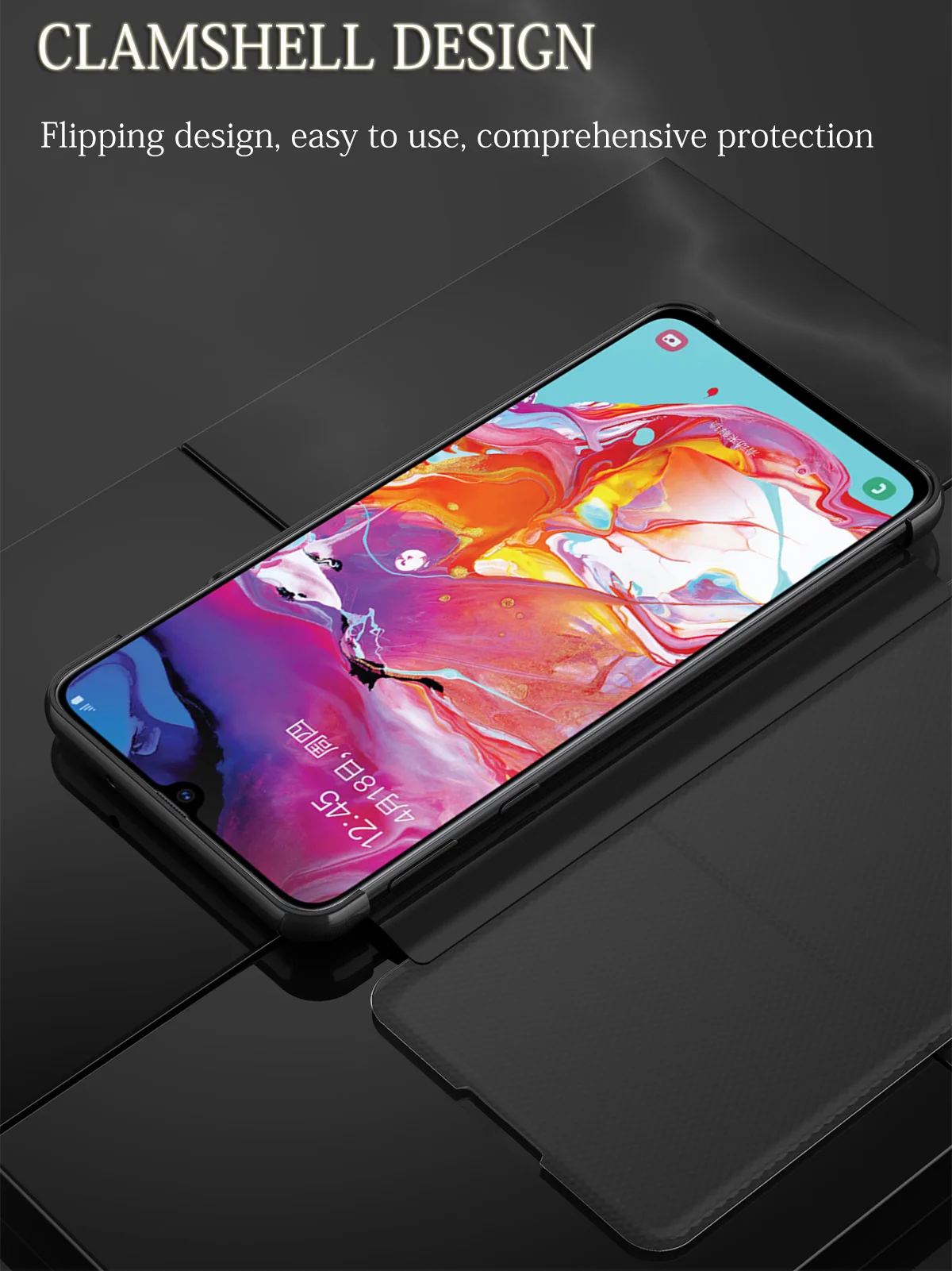 Умный флип чехол для samsung Galaxy A20 A30 A50 A70 A8S A7 A9 S7 край S8 S9 S10 Plus Note 8 9 Роскошный чехол