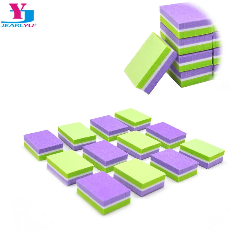 

50 шт. губка мини двухсторонние пилки для ногтей Блок Маникюр с полировкой для ногтей Педикюр Лайм Ongle Профессиональный инструмент для ногтей